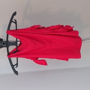 Express pink blouse with bow sleeves size small